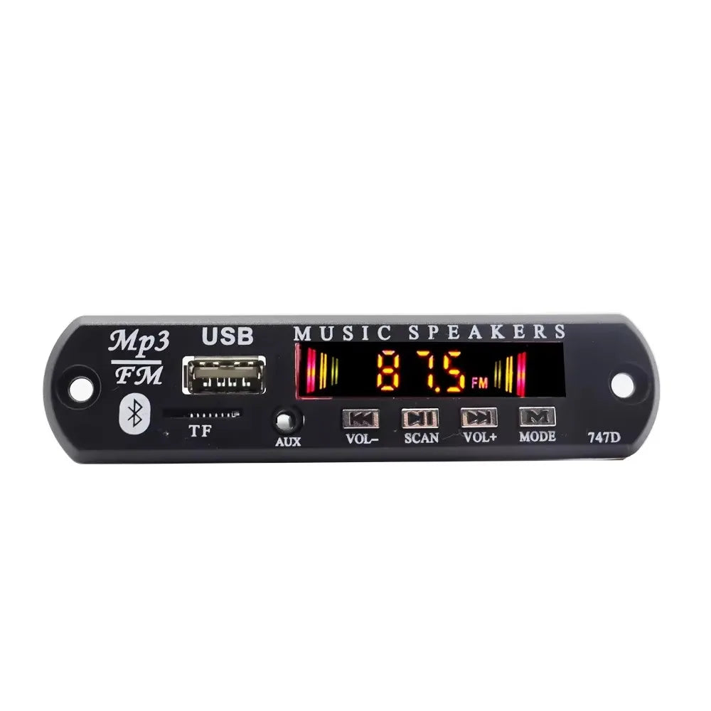 12V Bluetooth 5.0 MP3 Player Decoder Board USB TF Radio AUX Module Car Kit Wireless MP3 Music Player